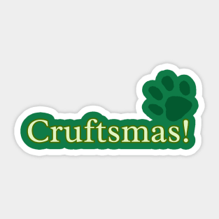 Cruftsmas! Sticker